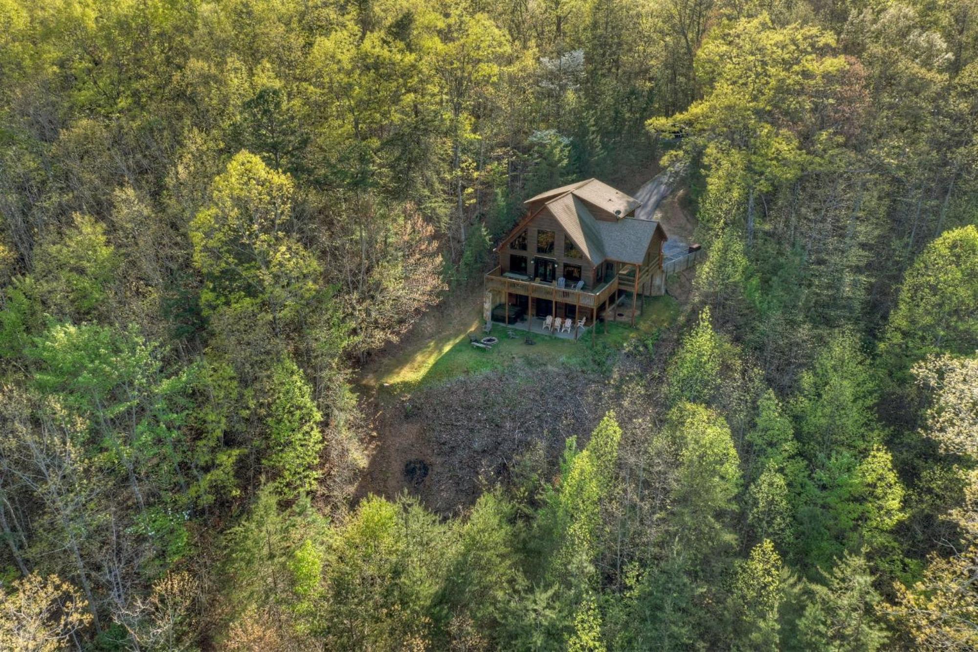 The View Sweeping Mountain Views Gas Fireplace Game Room Hot Tub Blue Ridge Eksteriør bilde