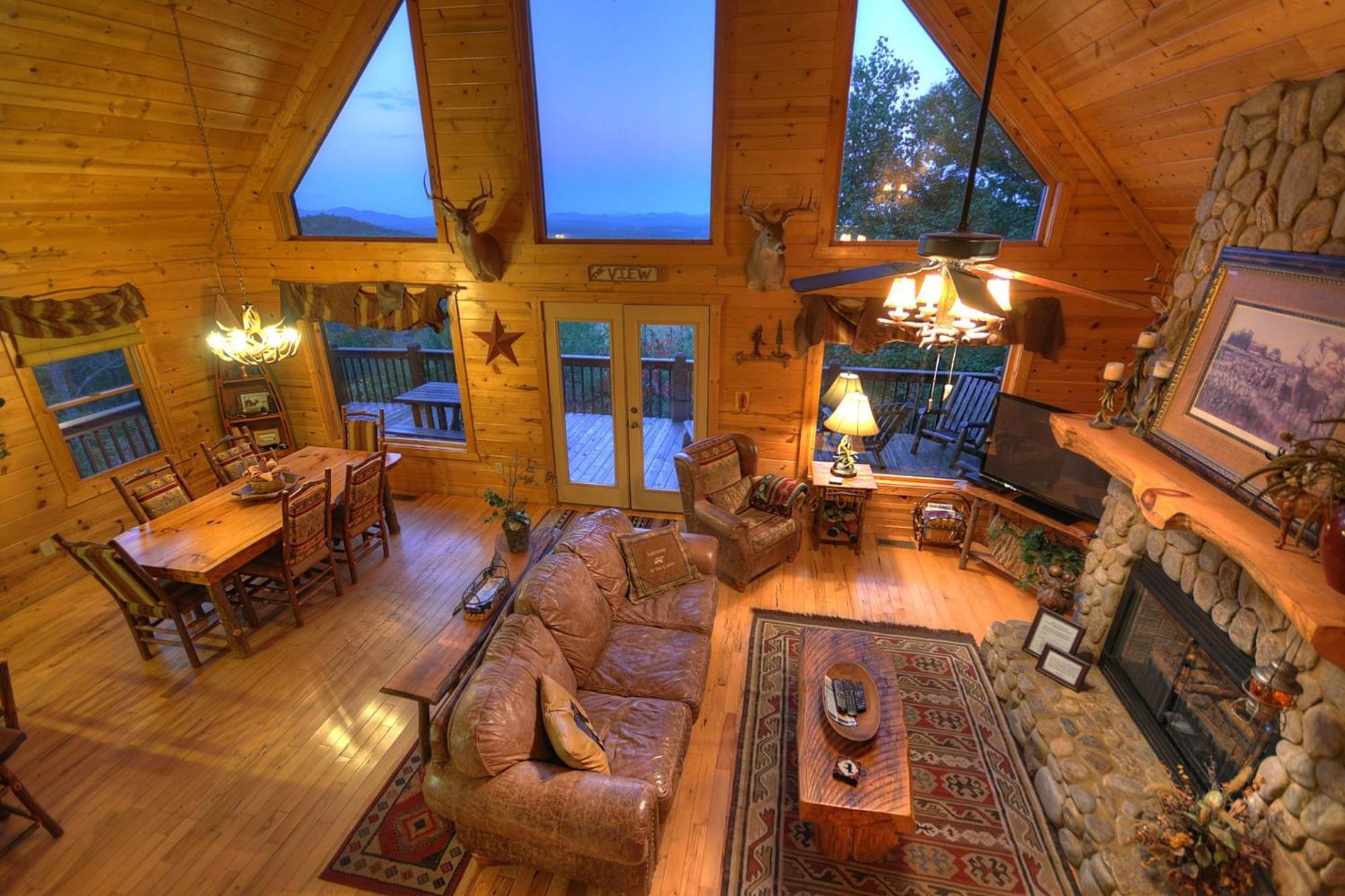 The View Sweeping Mountain Views Gas Fireplace Game Room Hot Tub Blue Ridge Eksteriør bilde