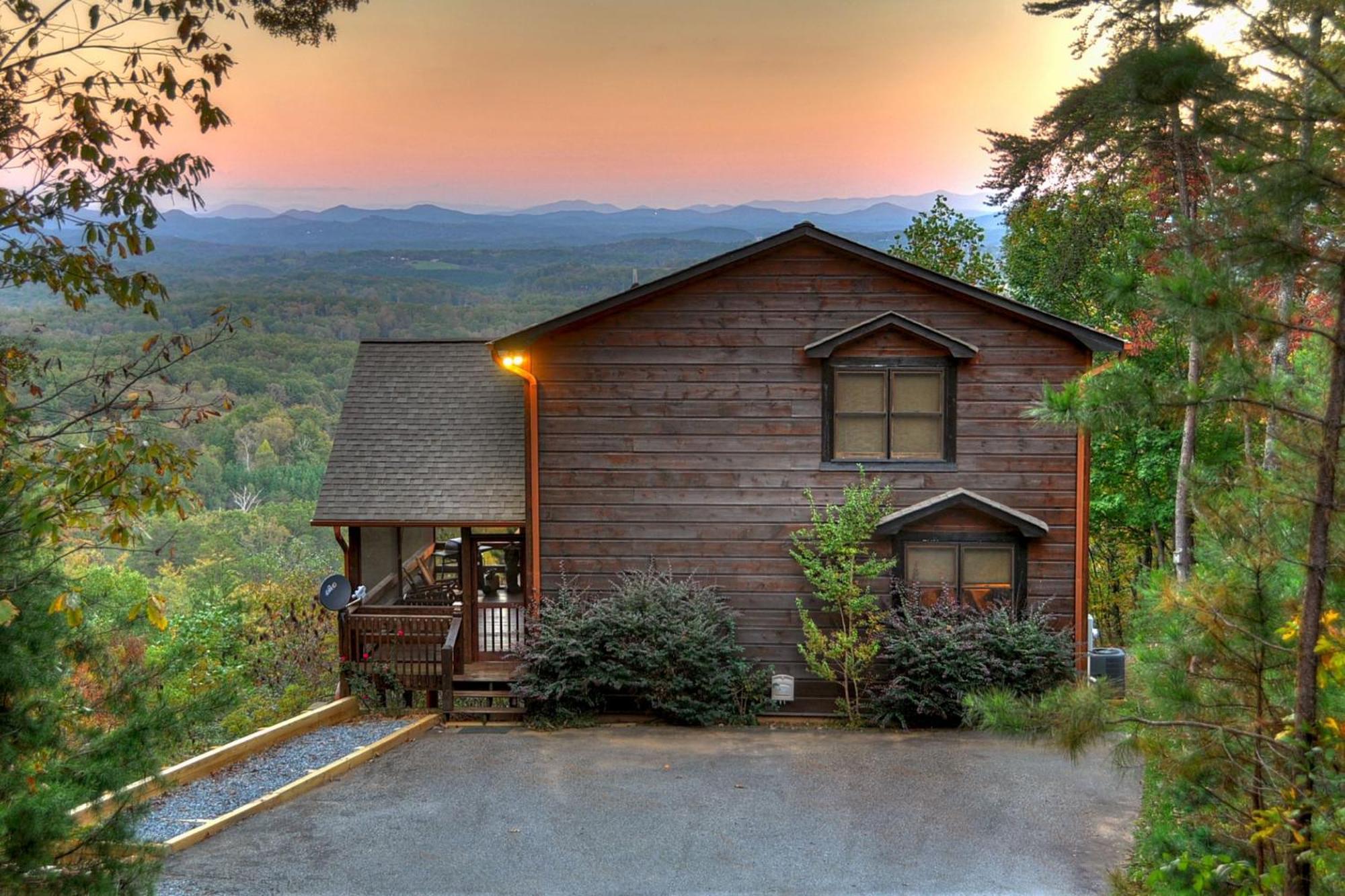 The View Sweeping Mountain Views Gas Fireplace Game Room Hot Tub Blue Ridge Eksteriør bilde