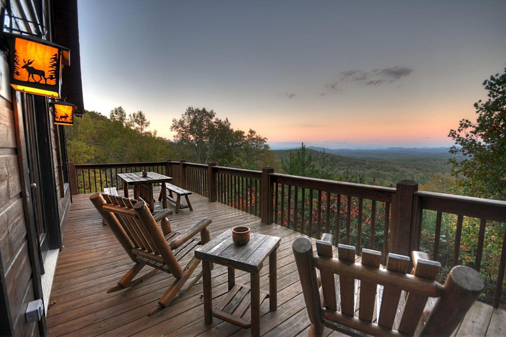 The View Sweeping Mountain Views Gas Fireplace Game Room Hot Tub Blue Ridge Eksteriør bilde